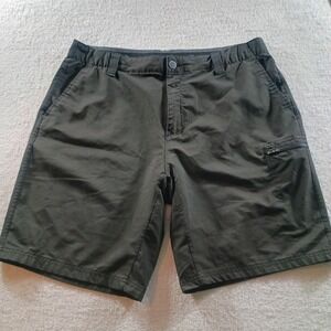 ZeroXposur Mens Travel Series Shorts Dark Olive 38 Cargo Pocket